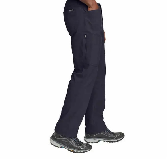 ACCURATE LISTING!!! Eddie Bauer Fleece Lined Tech Pants 2 Pack - Picture 6 of 9